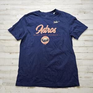 Nike Tee Houston Astros Retro Astrodome T Shirt Adult Size MED - Cotton